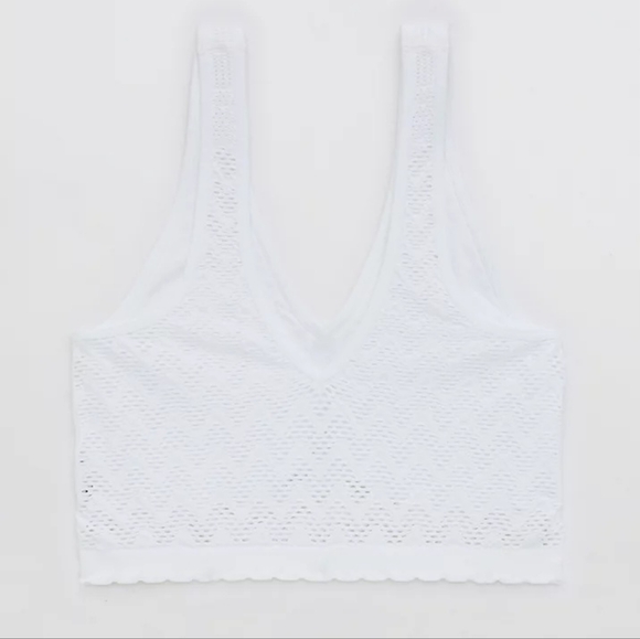 💋AERIE SUPERCHILL SEAMLESS BRA TOP SIZE M - Picture 5 of 9